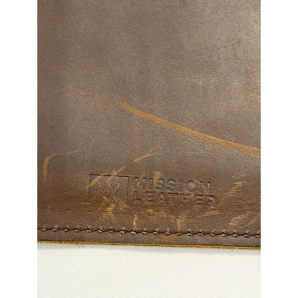 Mission Leather Sleeve Cover Case for Inch iPad Pro Brown Vertical